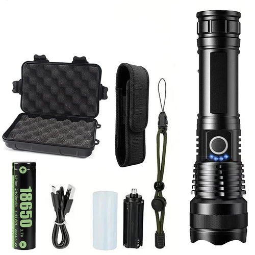 Rechargeable Flashlights High Power LED Tactical Flashlight Super