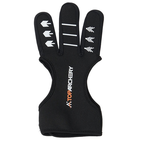 Archery Glove Three Finger Guard  Shooting Gloves Finger Tab for Men