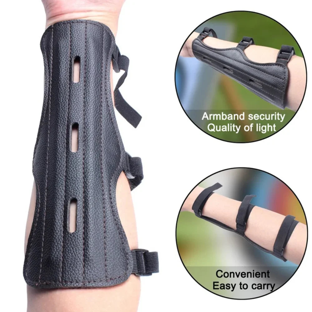 Archery Equipment Arm Guard Protection Forearm Safe Adjustable Bow