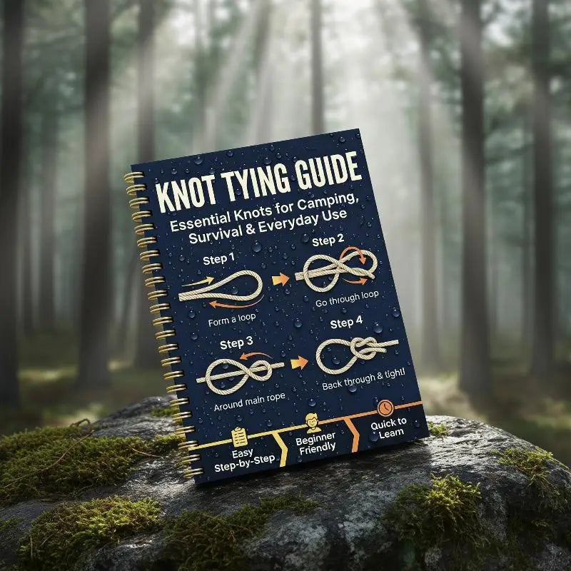 Tear Resistant Outdoor Survival Knots Step-by-Step Guide Compact