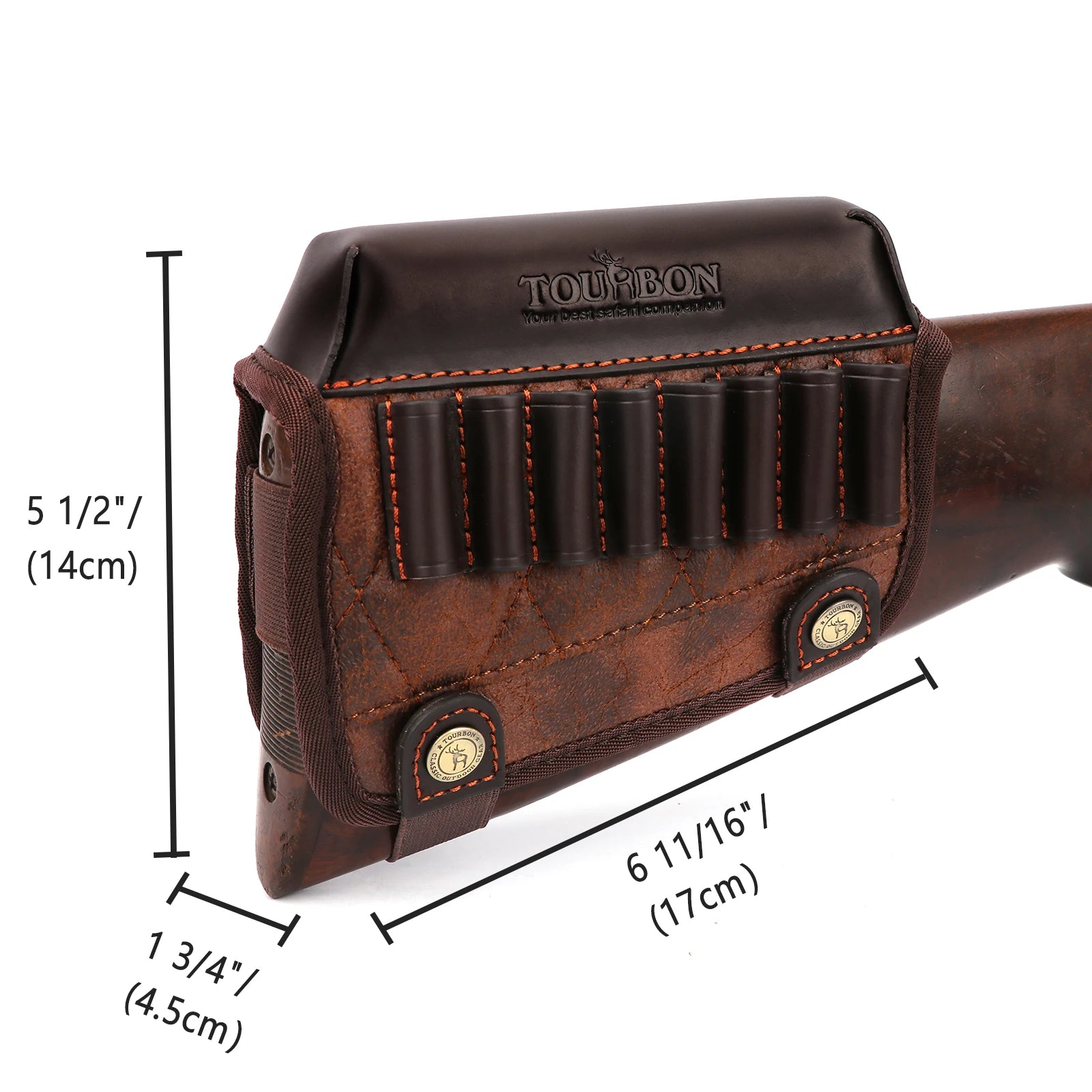 Tourbon Hunting Gun Buttstock Cheek Rest Riser Rifle Cartridges