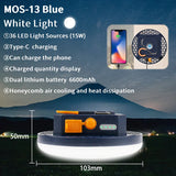 MOSLIGHTING 9900mAh Rechargeable Powerful Light Camping Lantern with