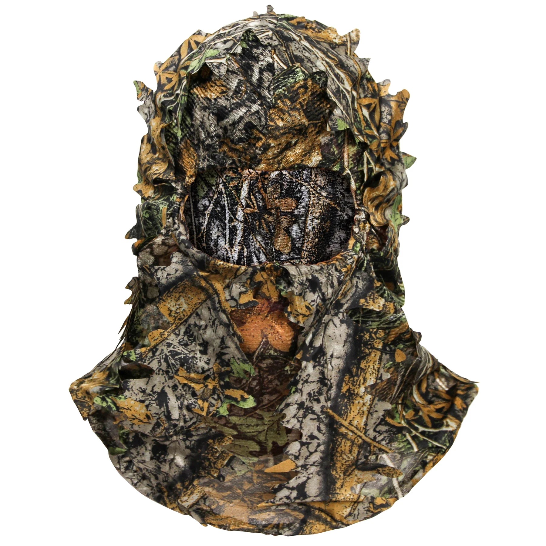 Camouflage Leafy Hat 3D Full Face Mask