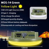MOSLIGHTING 9900mAh Rechargeable Powerful Light Camping Lantern with