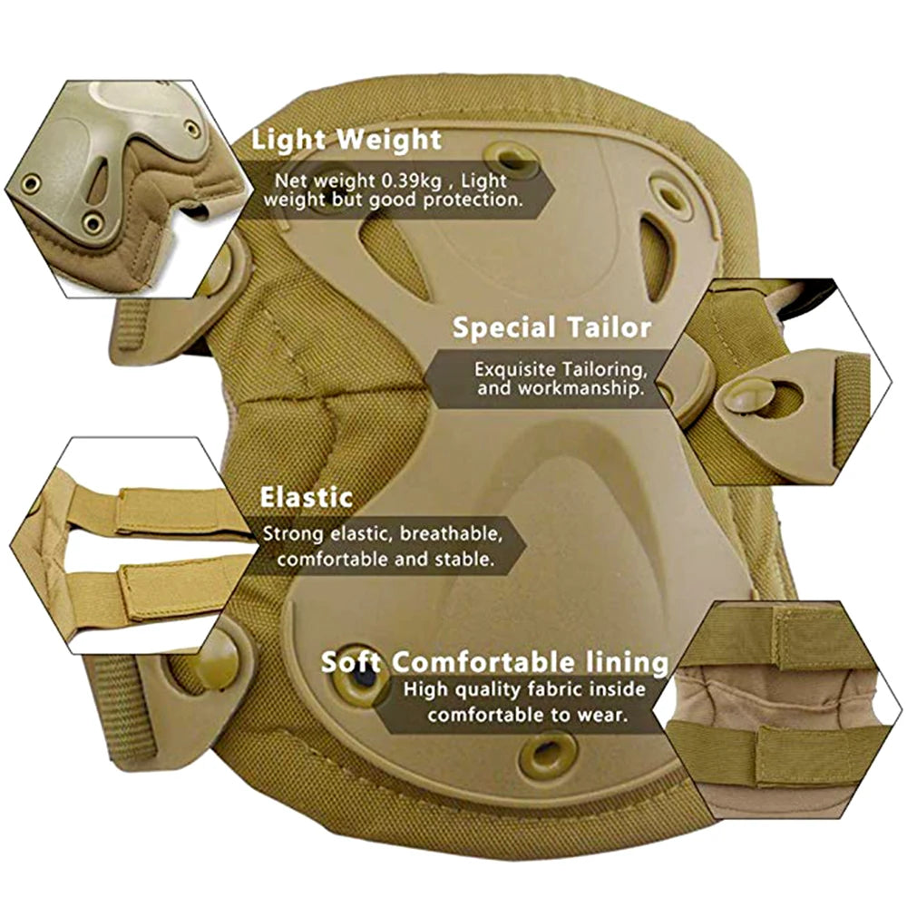 Military Tactical Knee & Elbow Pads