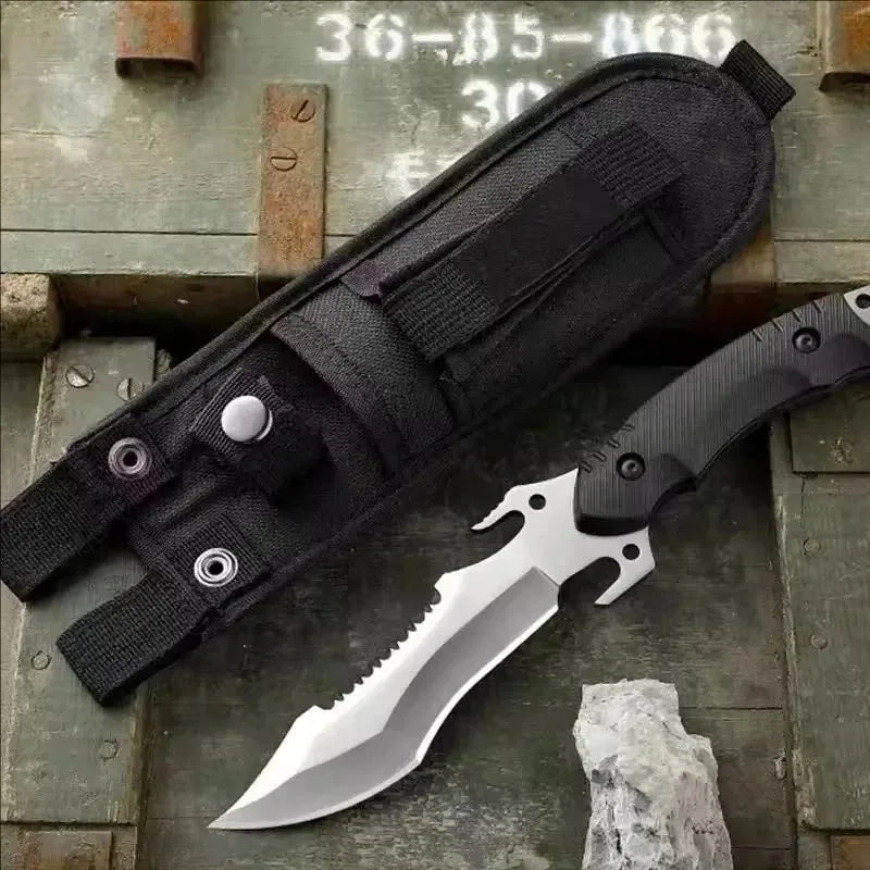 Portable High Hardness Survival Knife Straight Outdoor Tool Pocket