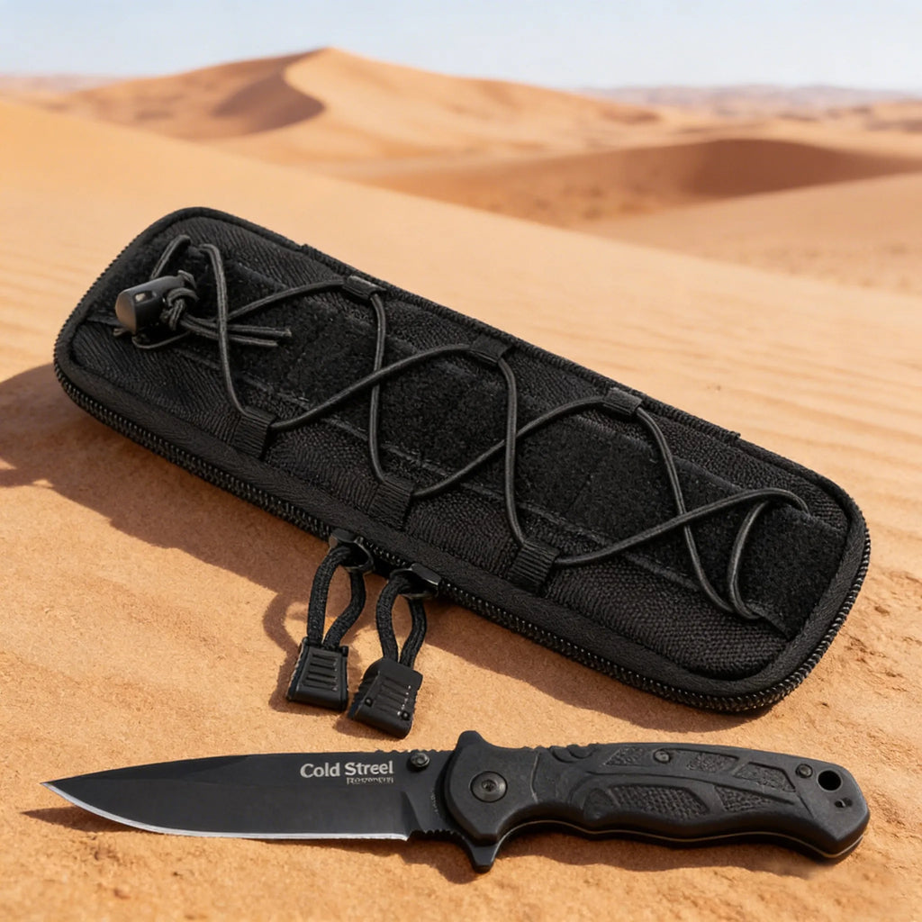 Tactical Molle Knife Pouch EDC Tool Knives Holder Hunting Accessories