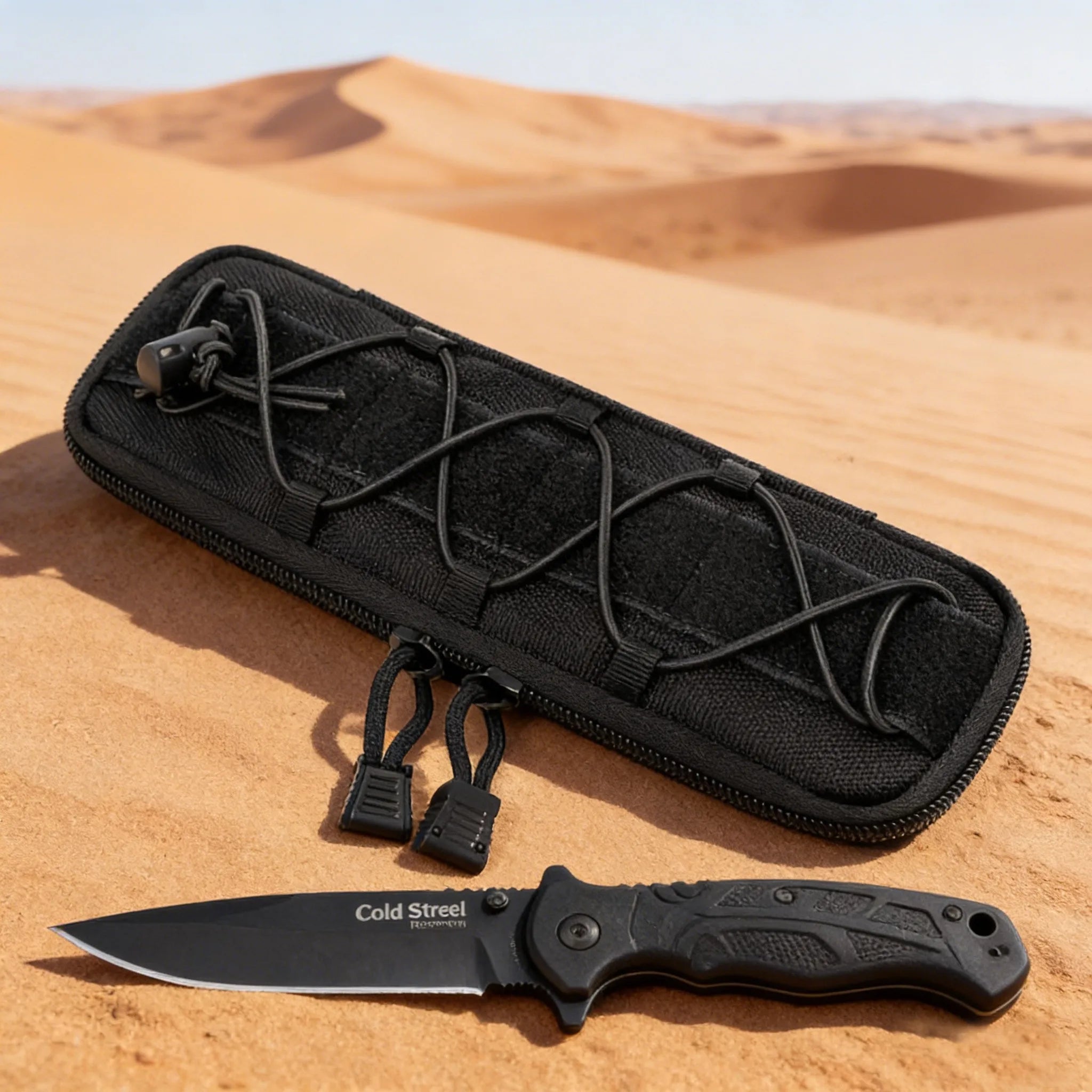 Tactical Molle Knife Pouch EDC Tool Knives Holder Hunting Accessories