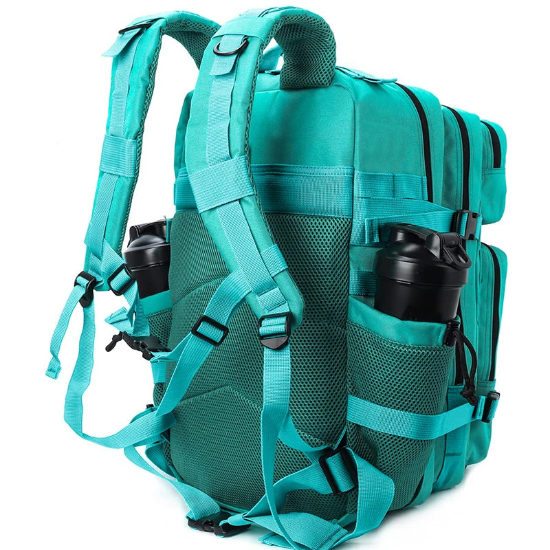 45L Tactical Backpack Men Outdoor Waterproof Sports Travel Gym Hiking