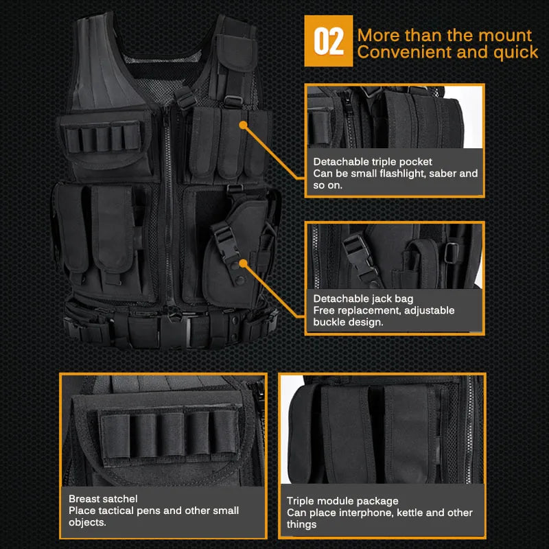 Hunting Tactical Vest Multi-Pocket
