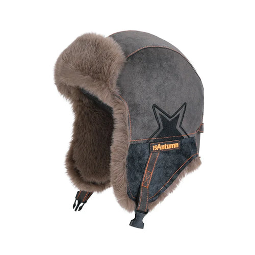 1pc Winter Warm Trapper Pilot Caps for Men,Hunting Warm Ear Flap