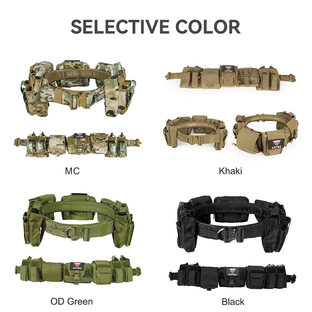 Tactical Waist Bag Hunting Tactical Battle Belt Sets Duty Belts Law