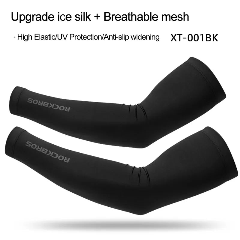 Ice Fabric Running Camping Arm Warmers