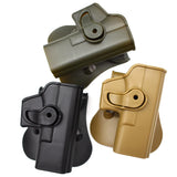 Tactical Gun Holster with Double Magazine Pouch Pistol Holster Belt