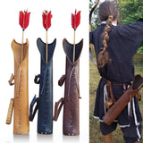 Medieval Steampunk PU Leather Waist Belt Archery Quiver Hunting