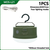 MOSLIGHTING Outdoor LED Camping Light 4 Modes MiNi Portable Hang Tent