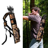 Archery Quiver Bag Multi-Function Arrows Backpack with Molle System