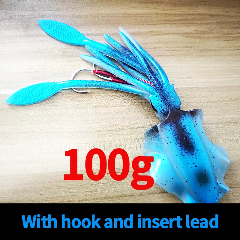 SUNMILE Fishing Soft Squid Lure