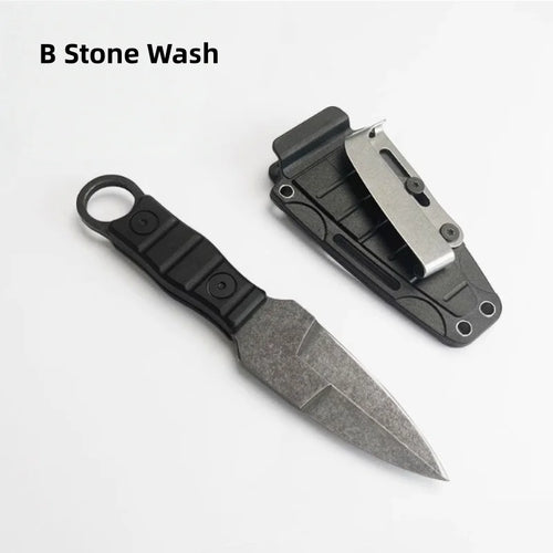 Professional Outdoor Survival Knife, EDC Fixed Blade with Sheath -