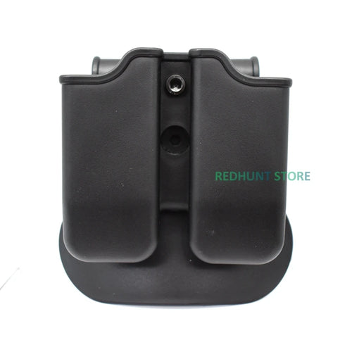 Tactical Double Magazine Holster Universal 9mm .40 Caliber Stack Mag