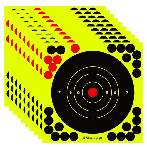 100-10PCS 8-inch Splatter Target High Visibility Adhesive Shooting