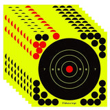 100-10PCS 8-inch Splatter Target High Visibility Adhesive Shooting