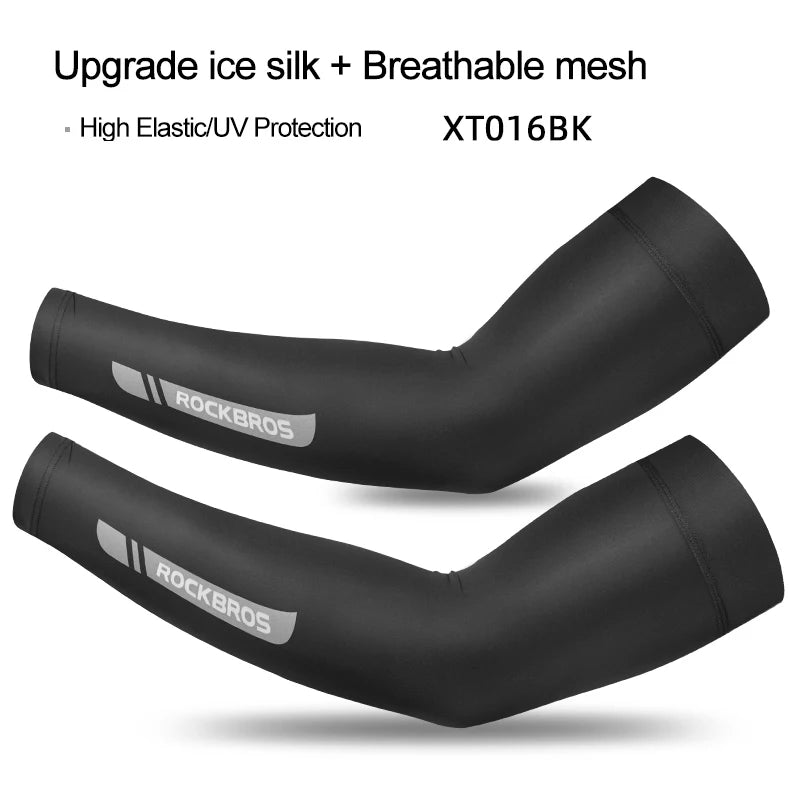 Ice Fabric Running Camping Arm Warmers