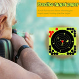 100-10PCS 8-inch Splatter Target High Visibility Adhesive Shooting