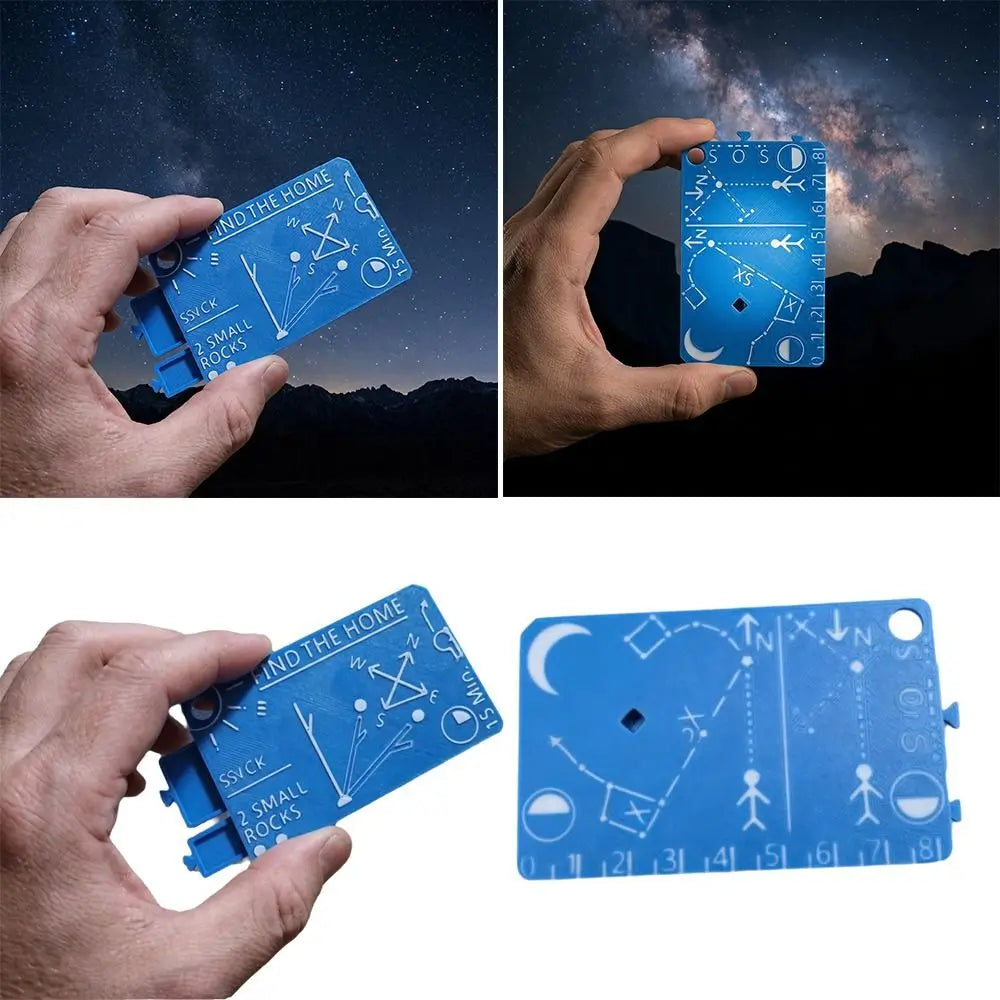 Portable Pocket Survival Guide Card Mini Waterproof Survival