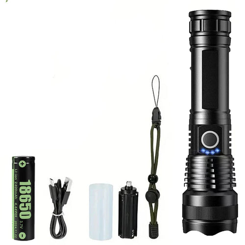 Rechargeable Flashlights High Power LED Tactical Flashlight Super