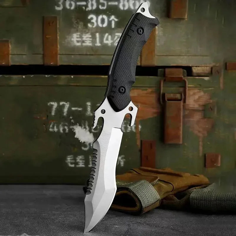 Portable High Hardness Survival Knife Straight Outdoor Tool Pocket