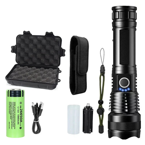 Rechargeable Flashlights High Power LED Tactical Flashlight Super