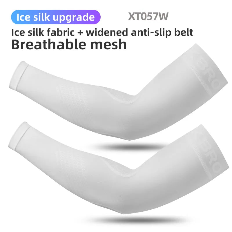 Ice Fabric Running Camping Arm Warmers