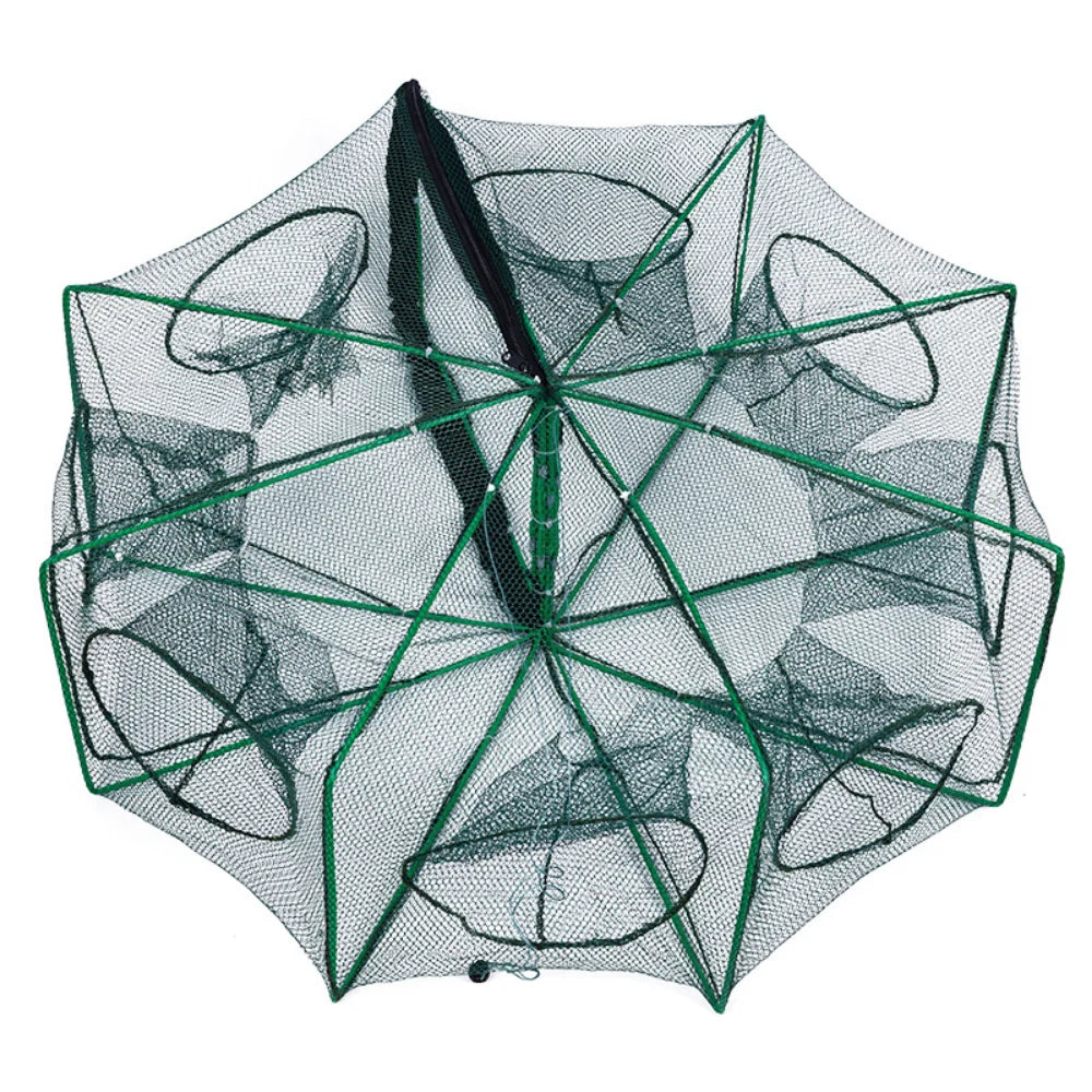Mesh for Fishing Net/Tackle/Cage Folding Crayfish Catcher