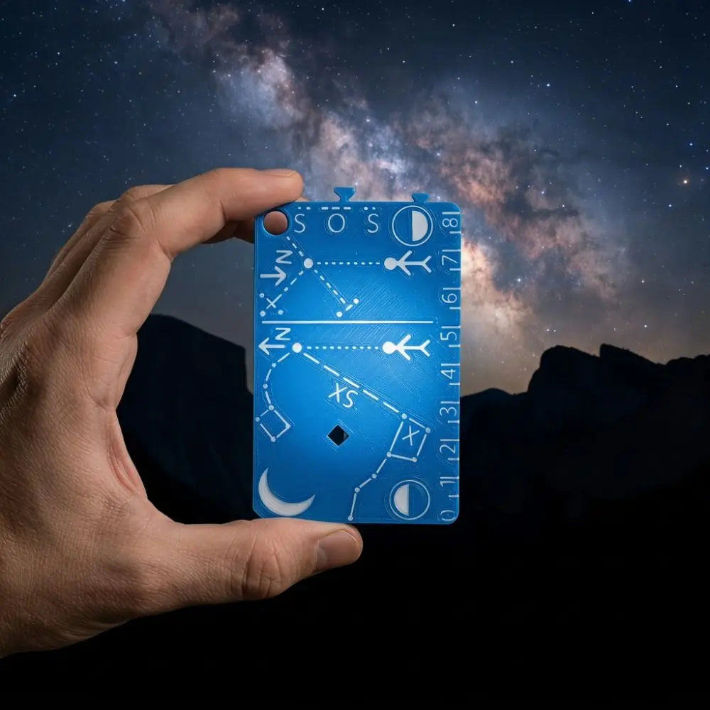 Portable Pocket Survival Guide Card Mini Waterproof Survival