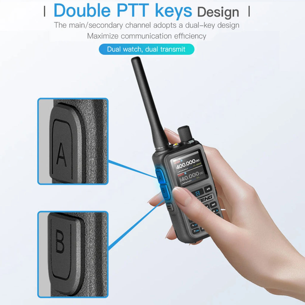 Baofeng UV 5R Mini Walkie Talkie Bluetooth Programming Frequency Dual