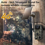 4G GPS Hunting Outdoor Trail Camera Wide Angle 4MP Camouflage Wildlife