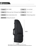 68/98/118cm Multifunctional Outdoor Hunt Rifle Air Gun Shoulder Bag Fishing Gear Pouh with Cushion Padded Protection Carry Bag