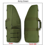 68/98/118cm Multifunctional Outdoor Hunt Rifle Air Gun Shoulder Bag Fishing Gear Pouh with Cushion Padded Protection Carry Bag