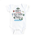 Fishing Buddy - Baby Boy Girl Clothes Infant Bodysuit Funny Cute Newborn