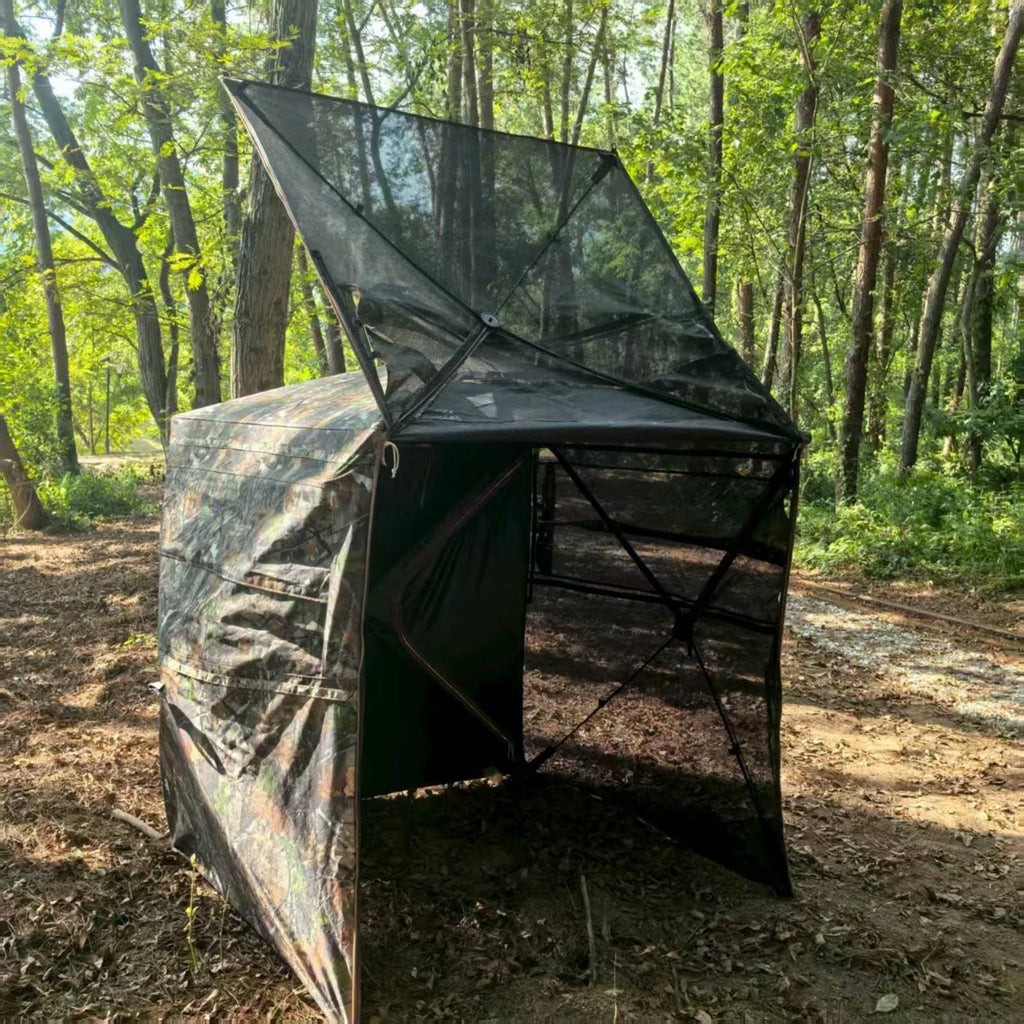 Instant-Deploy Hunting Blind — Portable Wind-Resistant Shelter Tent