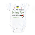 Fishing Diapers - Baby Boy Girl Clothes Infant Bodysuit Funny Cute Newborn